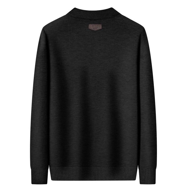 Shanshan Men's Heavyweight Machine Washable Thermal Half-High Neck Knit Sweater