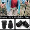 Non-Slip Rubber Cane Tips 16-22mm Walking Stick Tips Anti Slip Rubber Pads  Climbing Hiking