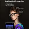 2-in-1 Intelligente KI-Brille Echtzeitübersetzung Intelligente Brille Sprachassistent