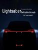 Compatible with Tesla Y/3 Tail Light Assembly, Saber-Style LED Running Lights & Flowing Turn Signals.