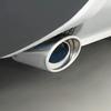 Srasakan Car Muffler Cutter, Straight Type, 2.5 Inch Diameter, Exhaust Tip, Stainless Steel, Diagonal