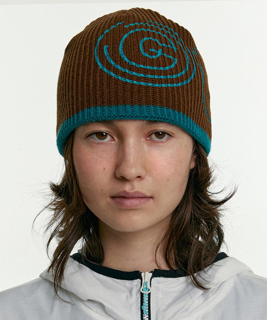 Tekes Immaze Printed Beanie Brown