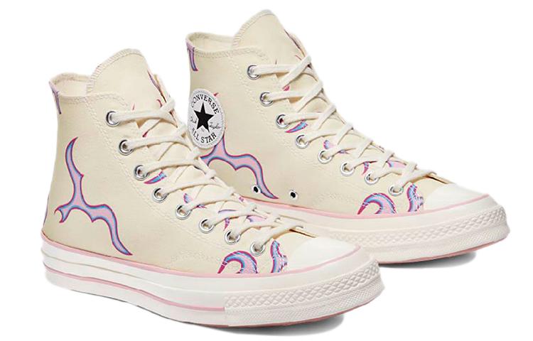 Converse X Golf Le Fleur Chuck 70 Hi "Pink Flames" Sneakers 172398C