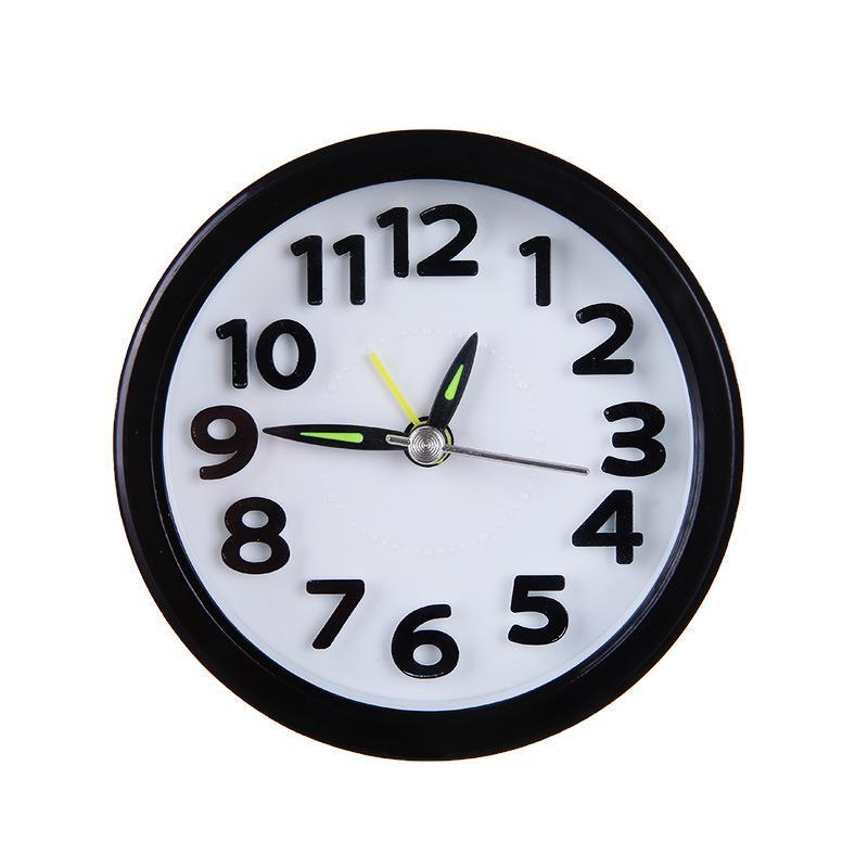 Colorful Round Alarm Clock - Stylish & Luminous for Home, Dorm, or Kids