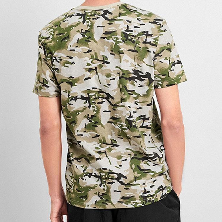 Vans Alphabet Camouflage Short Sleeve T-Shirt Men Tops VN0A4MLXW09