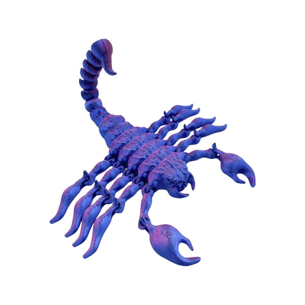 3D Printed Scorpion Desktop Ornaments With Adjustable Joints