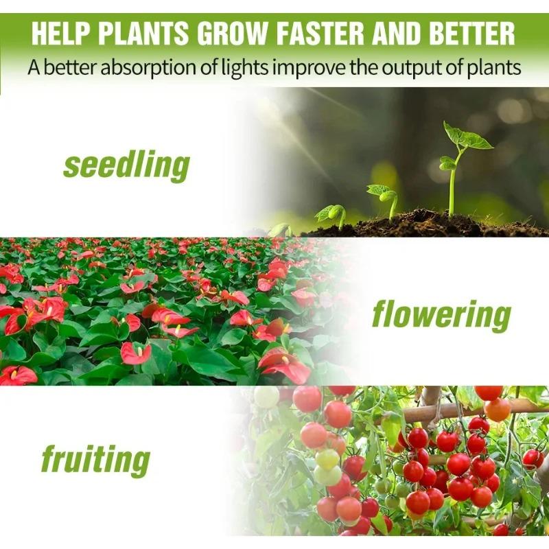 LED Plant Bulb E27 Full Spectrum Grow Light Indoor Flower Vegetable Cultivation Light for Greenhouse Garden Pot Plant Growing