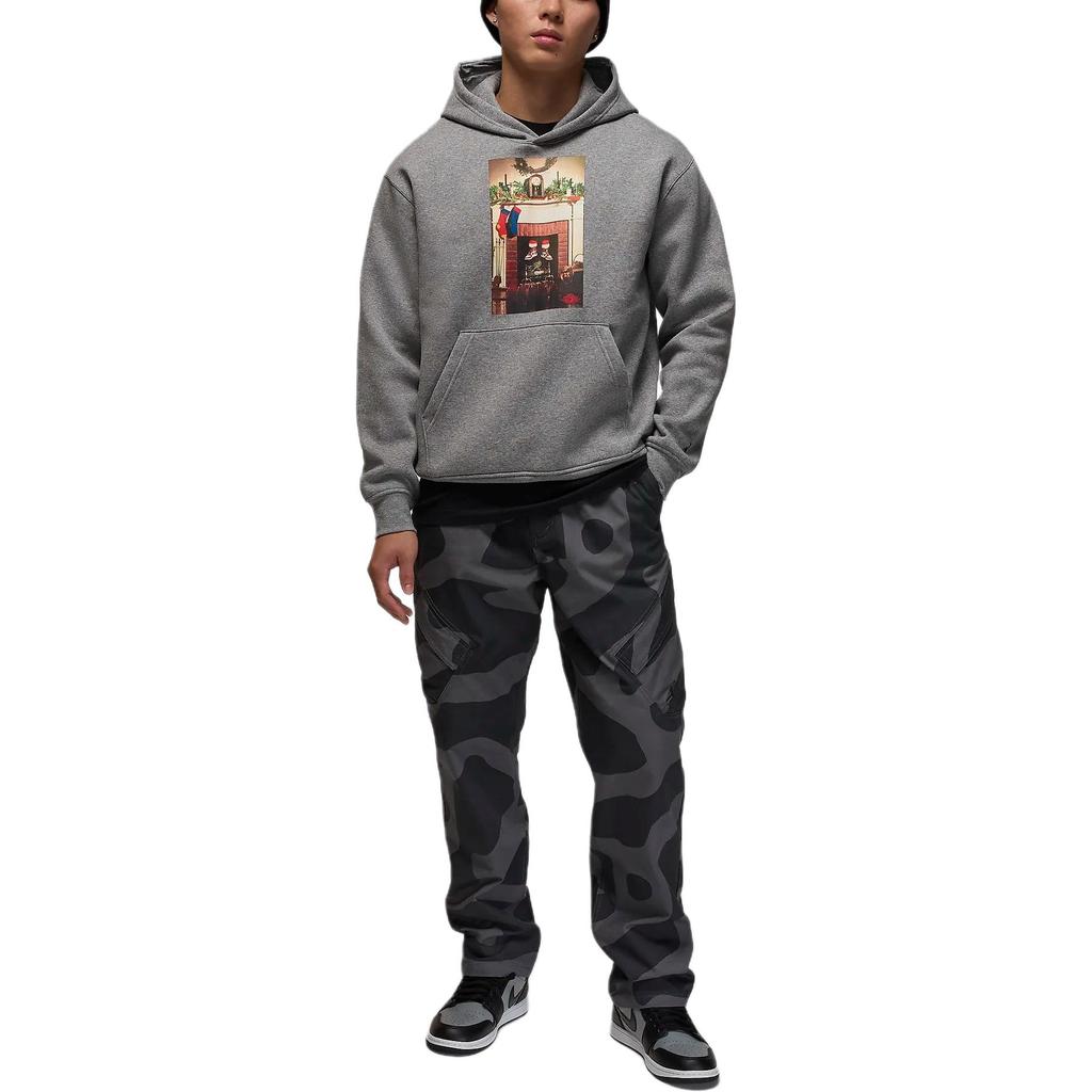 Jordan Essentials Chicago Ζακέτα Μόδας Ευέλικτο Άνετο Casual Παντελόνι Ανδρικό Παντελόνι Σιδηρό-Γκρι FZ2060-068