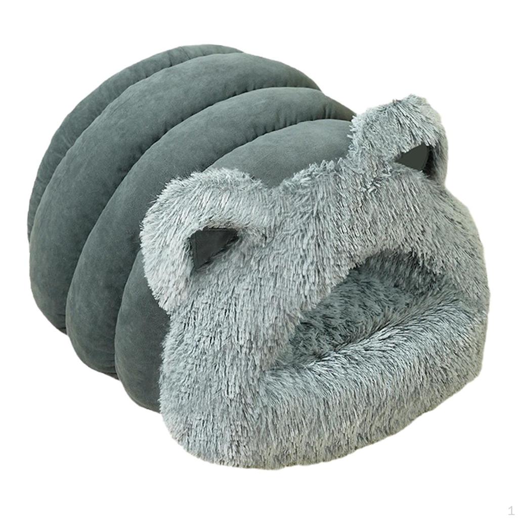Cat Bed - Non-Slip Sleeping Bag, Washable, Warm, Comfortable, Self-Warming, Pet Bed, Kitten, Shelter