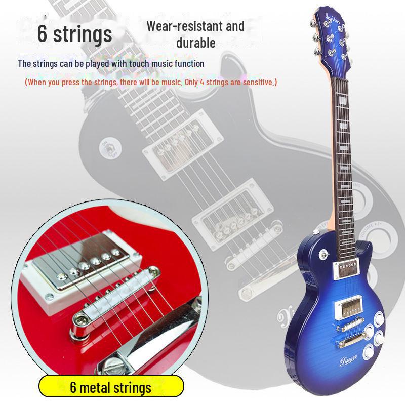 Children's Electric Guitar Toy: 6-String Beginner Bass for Boys and Girls