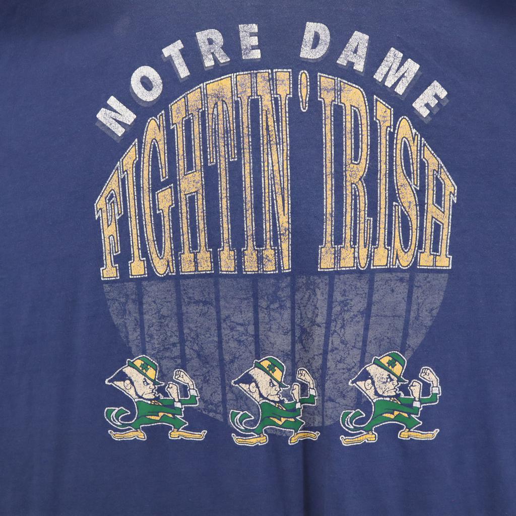 Vintage 80s University of Notre Dame Short Sleeve Single Stitch College T-shirt Men's Used