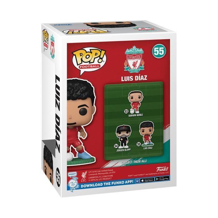 Figurine Funko Pop! - FUNKO - Liverpool FC - Luis Diaz - Gris - Adulte - Mixte