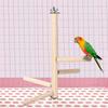 Wooden Bird Cage Stand Parrot Perch Training Stands or Parakeets Lovebirds Cockatiels Resting Rack