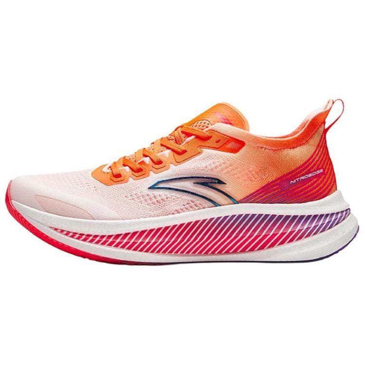 Anta Cushioning Slip Resistant Abrasion Resistant Low top Full Length Carbon Plate Training Running Shoes Men's 912425588-6
