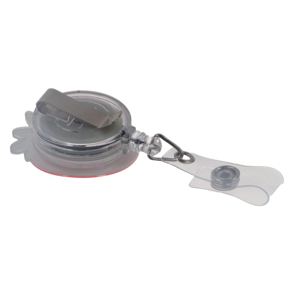 Students Card Flower Name Card Holder Retractable Badge Reel ID Card Clips Nurse Badge Holder