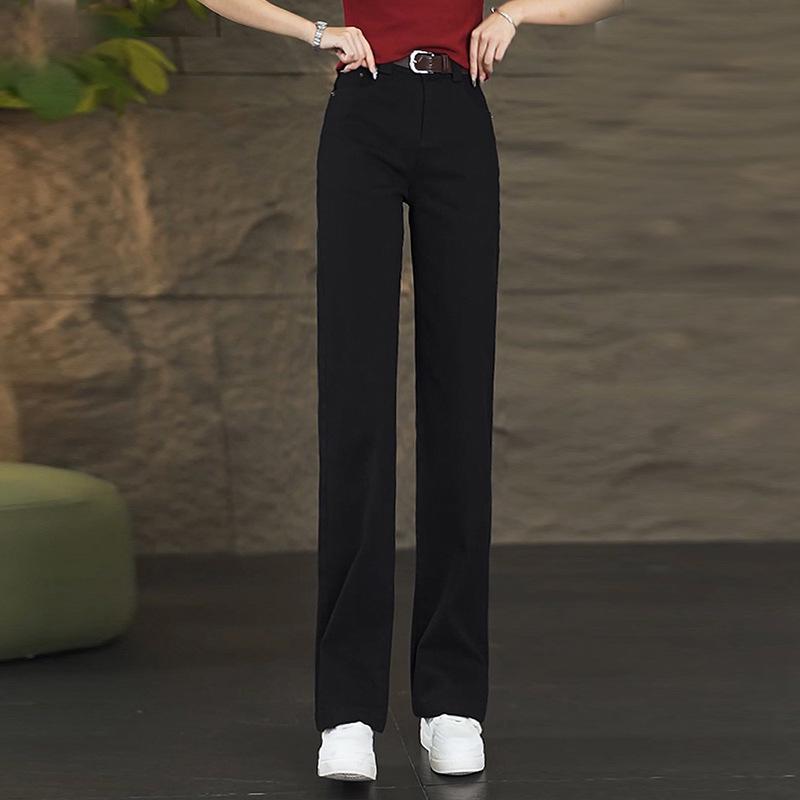 

Slimming High-Waist Straight-Leg Jeans for Women - 2026 Spring/Autumn Collection L (105-115 jin)