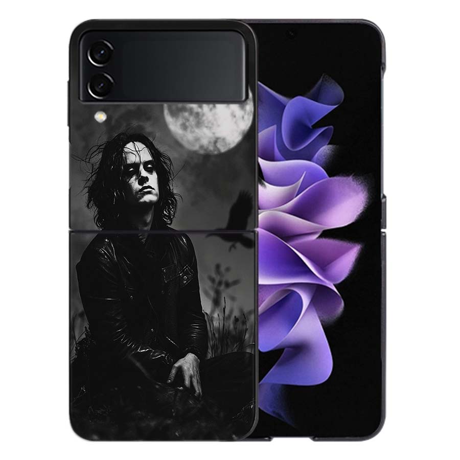 Movie THE C-CROW Phone Case For Samsung Z Flip 6 7 5G Galaxy Z Flip 5 4 3 5G Cases Shockproof Hard Cover TPU