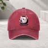 Westie Dog Head Graphic Washed Baseball Cap Unisex Vintage Cotton Snapback Hat Outdoor Casual