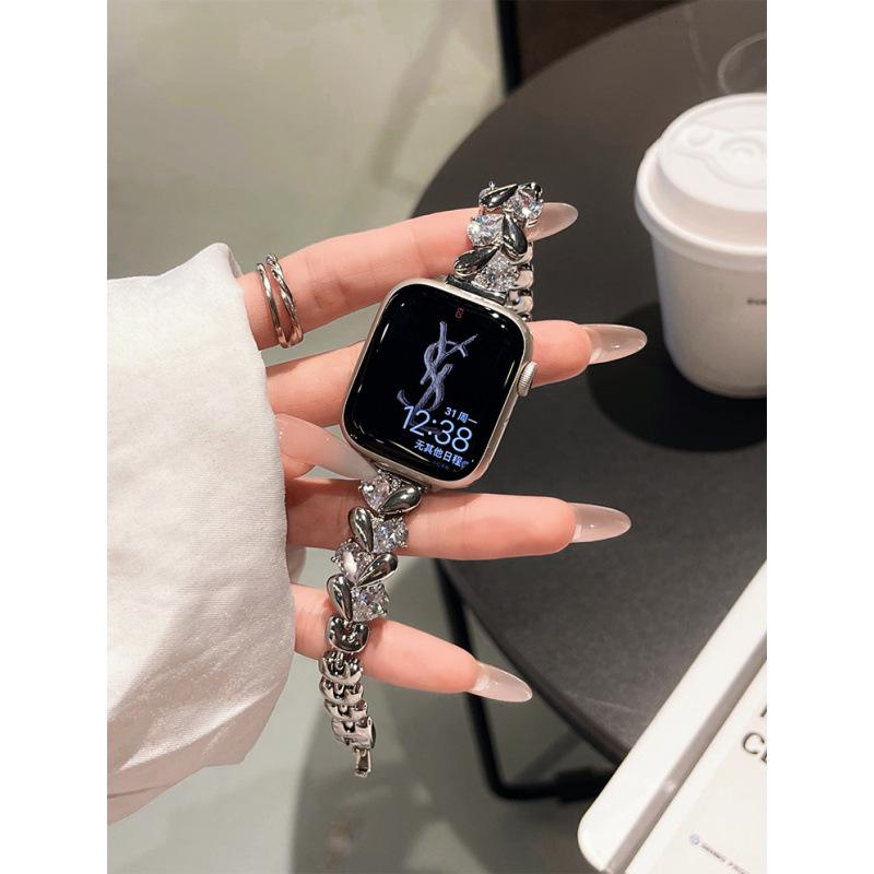 Love Opal Strap for Applewatch Apple 9 Watch Iwatch11 Metal Premium Xiaoxiangfeng S10