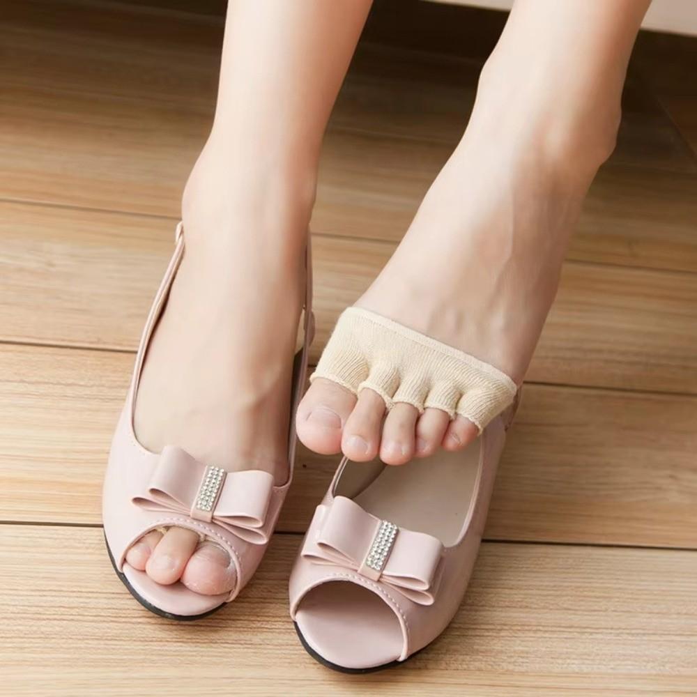 Cotton No Show Socks Flexible Half Invisible Socks High Heels Socks Relief The Pain Breathable Invisible Socks High Heels Use