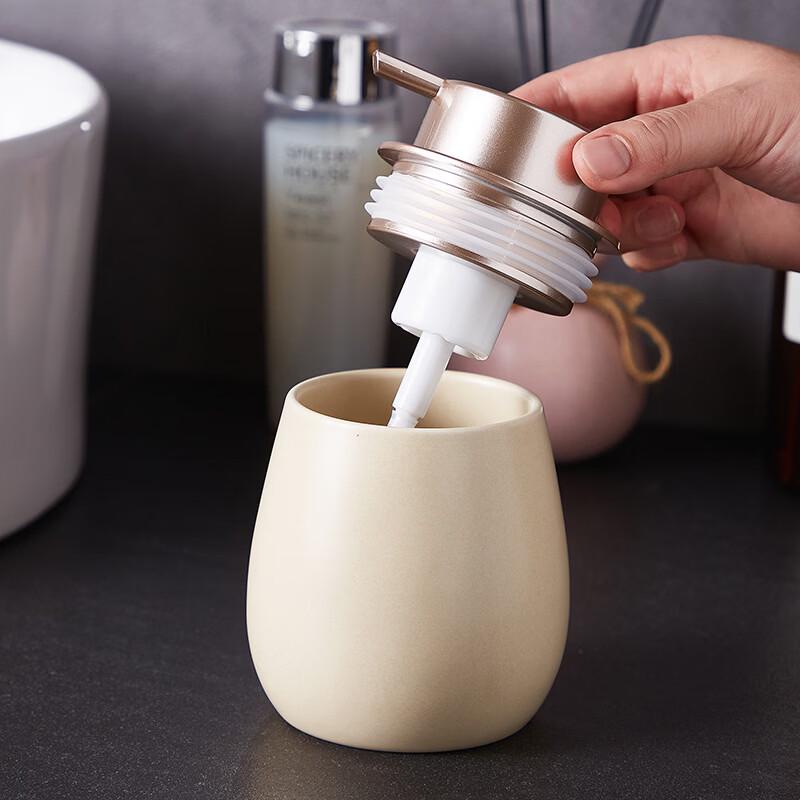 OIMG Ceramic Pump Dispenser Bottle