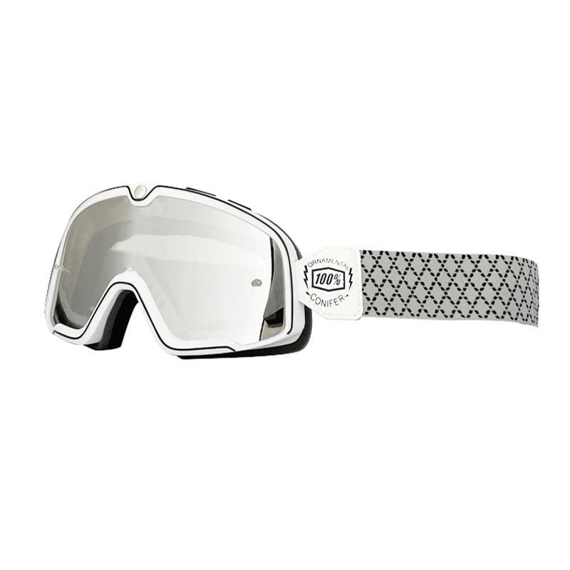 Brille Motorradbrille Vintage Lokomotive Harley Helmbrille Outdoor Sport Windschutz