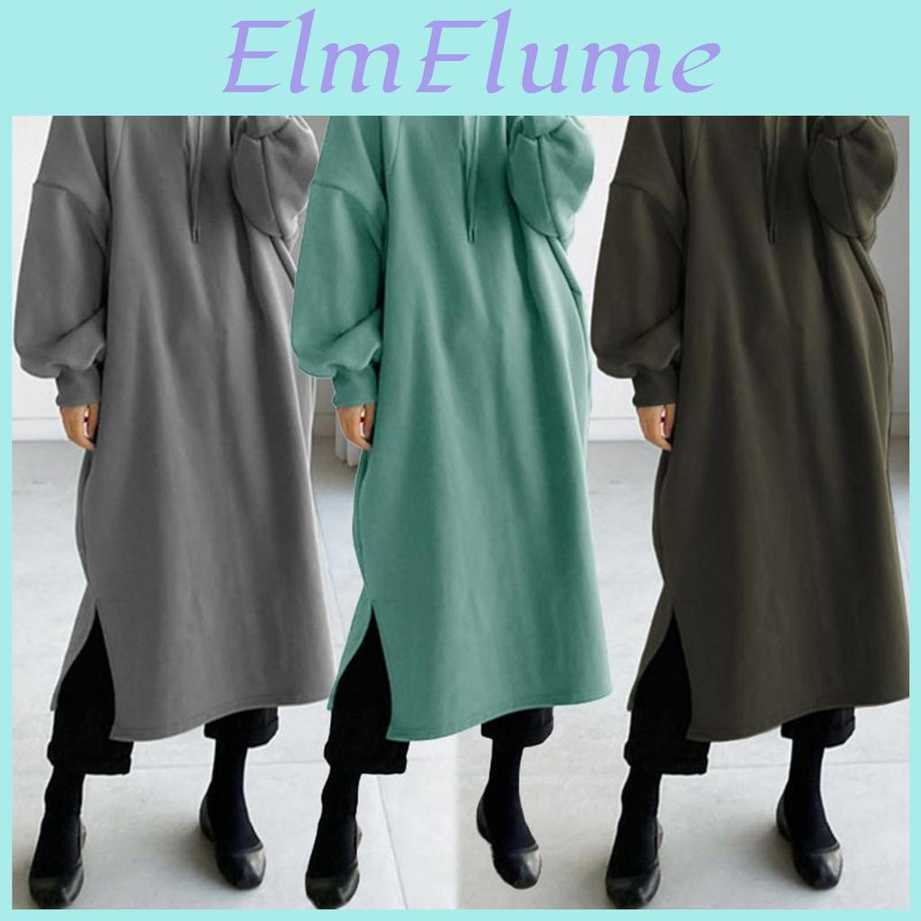 Womens Oversize 2023 Long Autumn Hoodie Black Hat Pockets Long Sleeves Loose Hoodies Female Winter Trendy Elegant Ladies Clothe