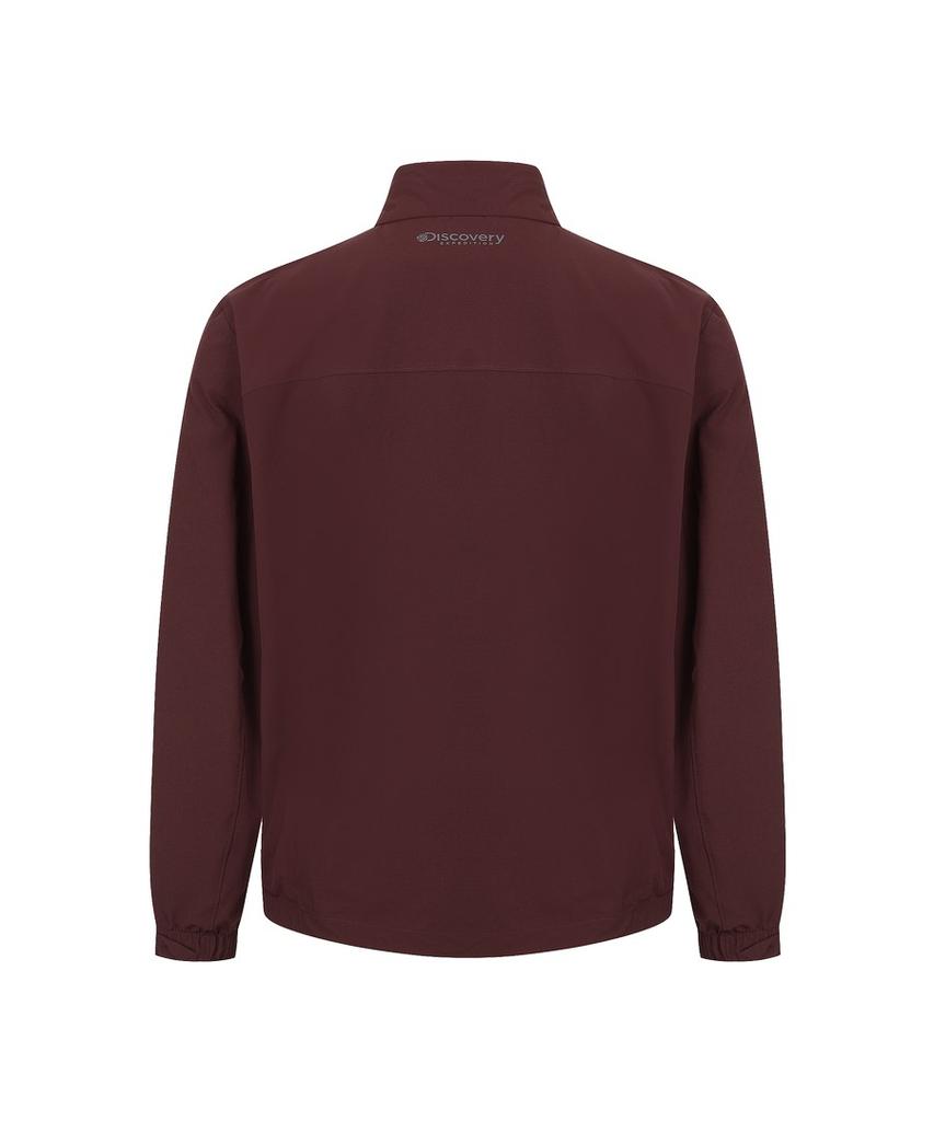 Discovery Expedition Men'S Outdoor Woven High-Neck Training Jacket (D/Wine)