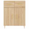 Sideboard Sonoma Oak 69.5 x 34 x 90 cm Particleboard