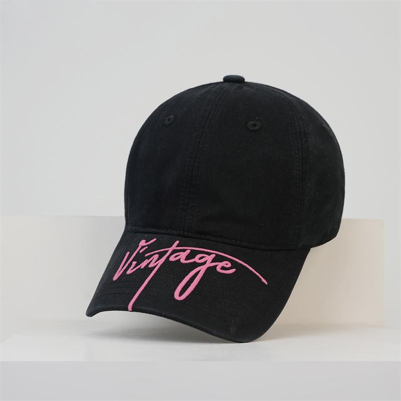 Spring Summer Embroidered Letter Sunshade Baseball Cap Women Breathable Couple Sunscreen Cap