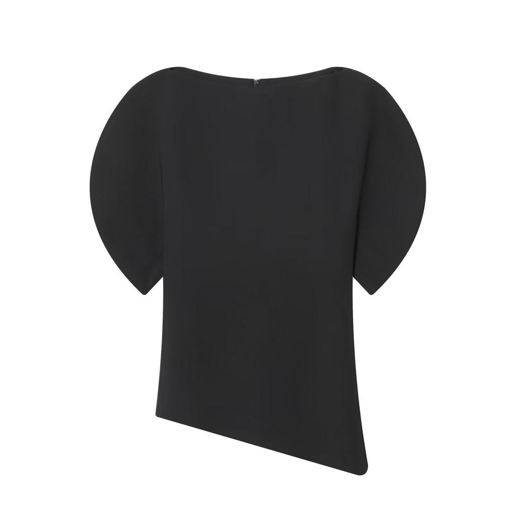 TAOP&ZA Women's 2026 Spring Puff Sleeve Round Neck Top - Fashionable, Comfortable, Elegant Style (9505198)