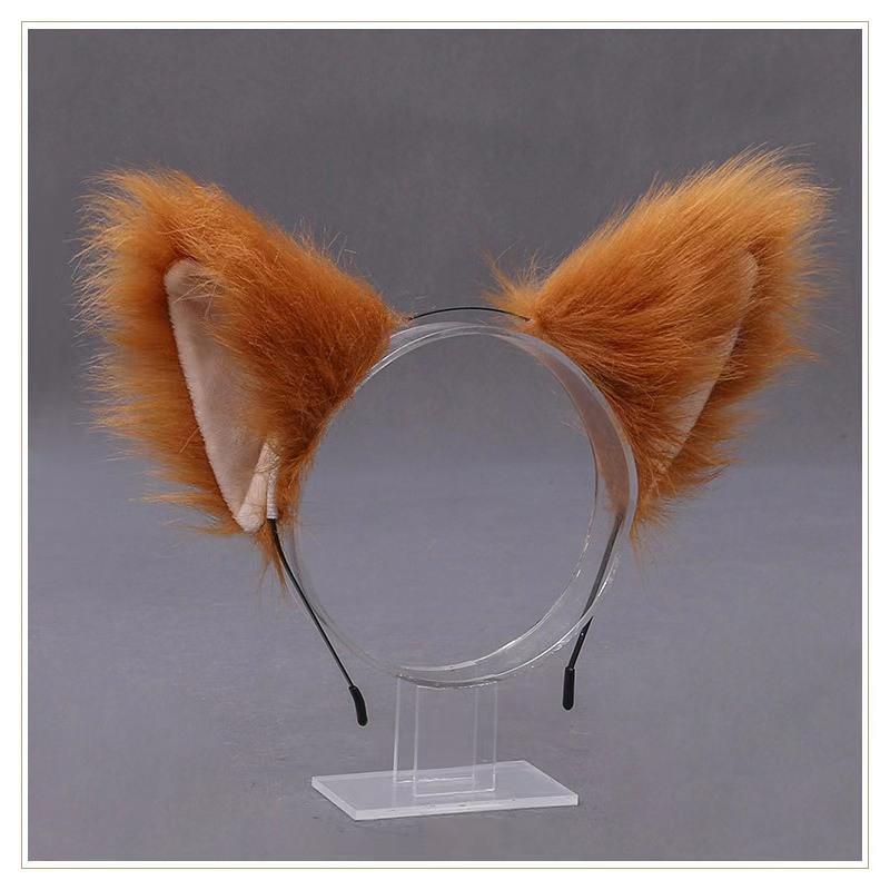 

Лолита Животное Кошка Лиса Уши Обручи для волос Косплей Девушки Хэллоуин Аниме Повязки на голову Головные уборы Аксессуары для волос