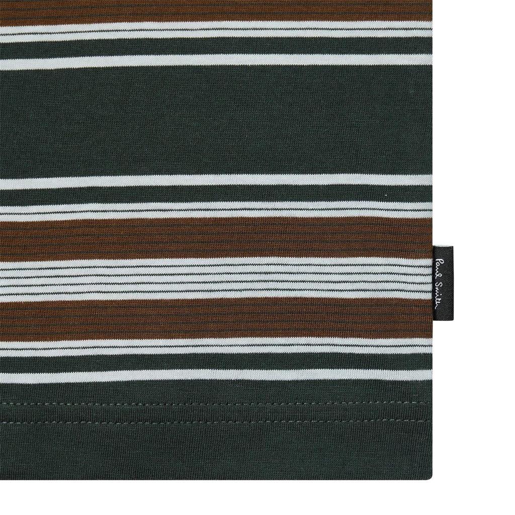 Paul Smith Mens Wide Stripe Crew Neck T-Shirt