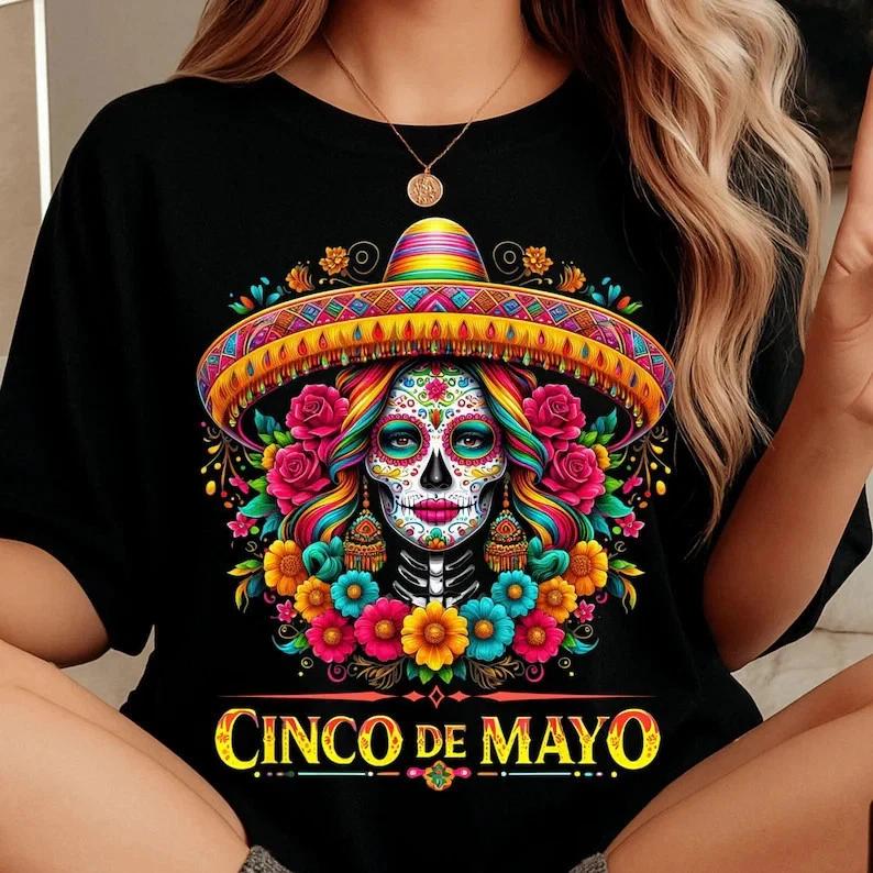 Cinco de Mayo Mexican Fiesta Comfort Tee Party Celebration Apparel S