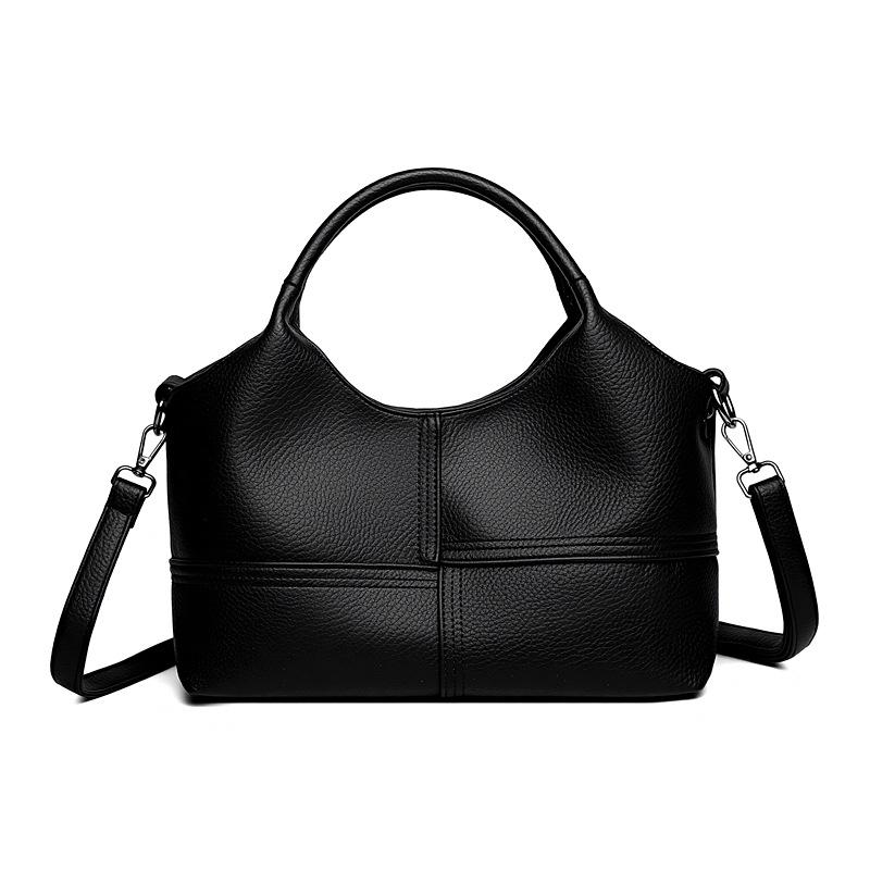 

Women s Lightweight Spliced Small Square Bag, Women s Large Capacity Commuting High-end Texture, Mother s Bag, Handbag for Women чорний