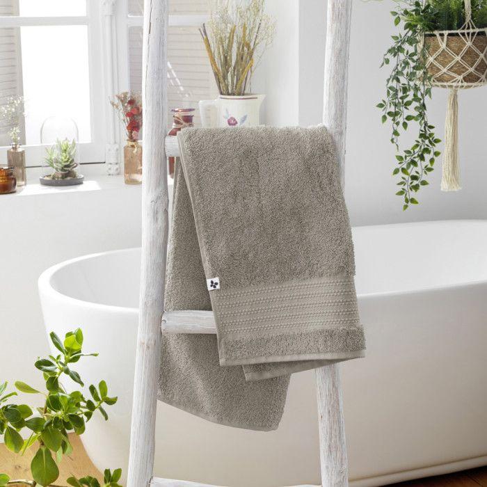 "Garance" Bath Towel 50 X 90 Cm / 100% Organic Cotton / 600 G/m² the Butterfly Effect - Garance Clay - Bath Towel 50
