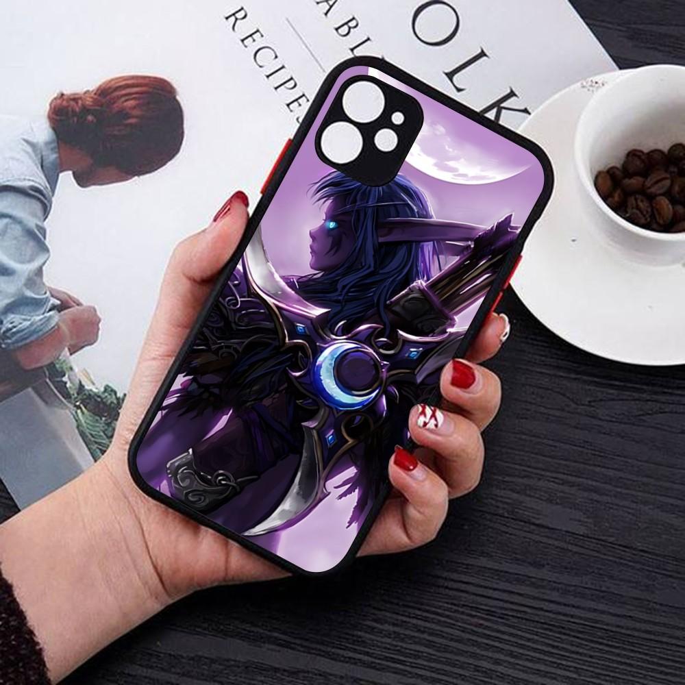 World Of Warcraft Phone Case For iPhone 18 14 11 12 13 Mini Pro Max 8 7 Plus X XR XS MAX Translucent Matte Cover