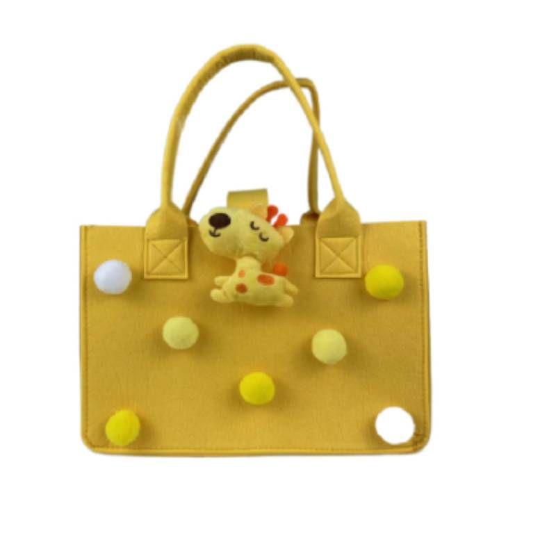 Trendy Felt Tote Bag Perfect For Fashionable Shopping And Gifting