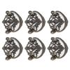 15 Sets Antique Handle Kitchen Cabinet Drawer Handle Pulls Zinc Alloy Cupboard Hardware Fitting
