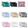 2Pieces Satin Pillowcase Set 50x66cm Optional Color Smooth And Soft Pillow Covers For Hair And Skin Protection