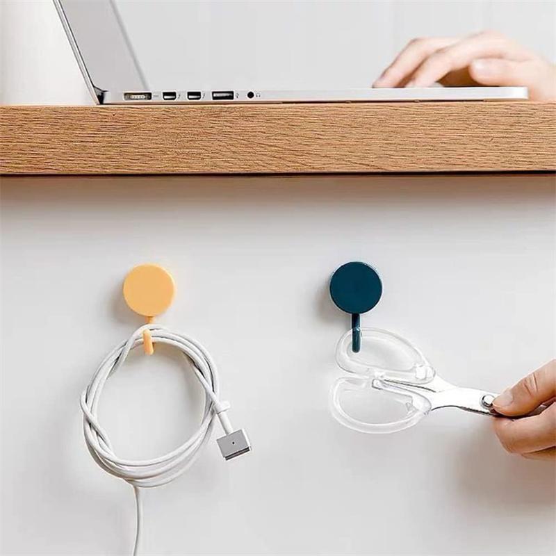 Colorful Adhesive Hooks Cute Utility Hooks Key Hooks For Wall Decorative Hook Wall Mount