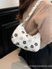 Borsa a Spalla Stampata Versatile da Donna: Design Trendy Quadrato Piccolo 2025
