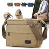Large Capacity Canvas Shoulder Bag For Men Street Style Durable Material Travel Companion