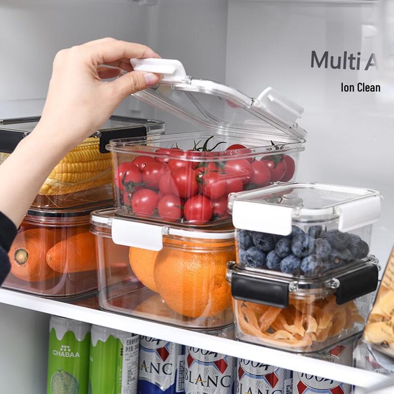 ZISIZ Plastic Food Storage Container with Lid