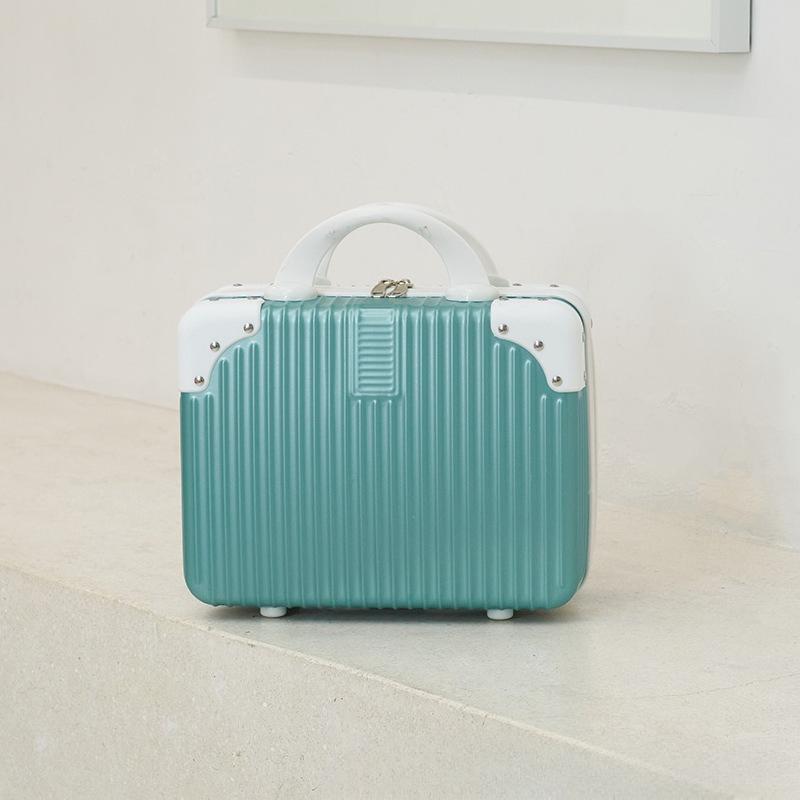 1Pc Cosmetic Case Women's Small Portable Suitcase Travel Storage Bag Small Suitcase Children