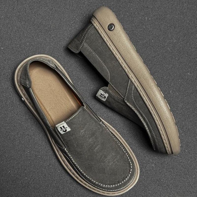 Fashion Men Casual Canvas Shoes 2025 Autumn Thick Bottom Sports Shoes Outdoor Fashion Comfortable Non Slip Casual Shoe Zapatillas