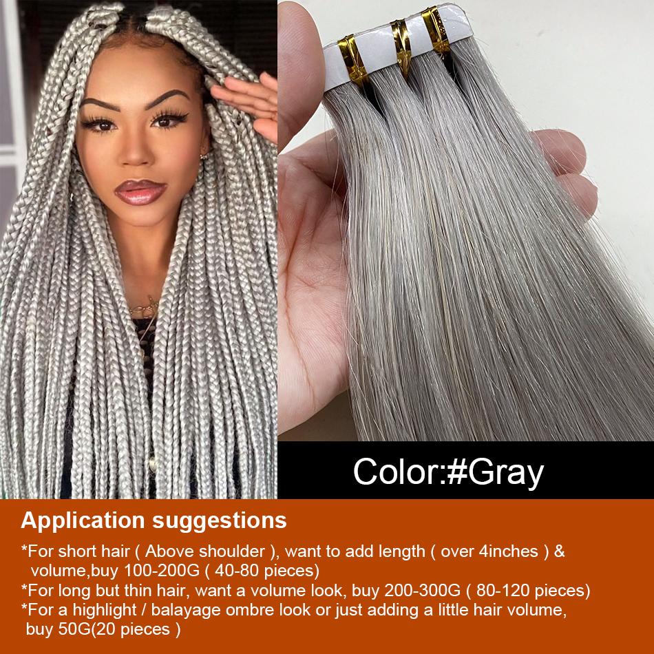 Cuticle Aligned Virgin Human Remy Hair Extension Tape in Double Drawn Blonde Human Tape Hair Extension Hair Vendors