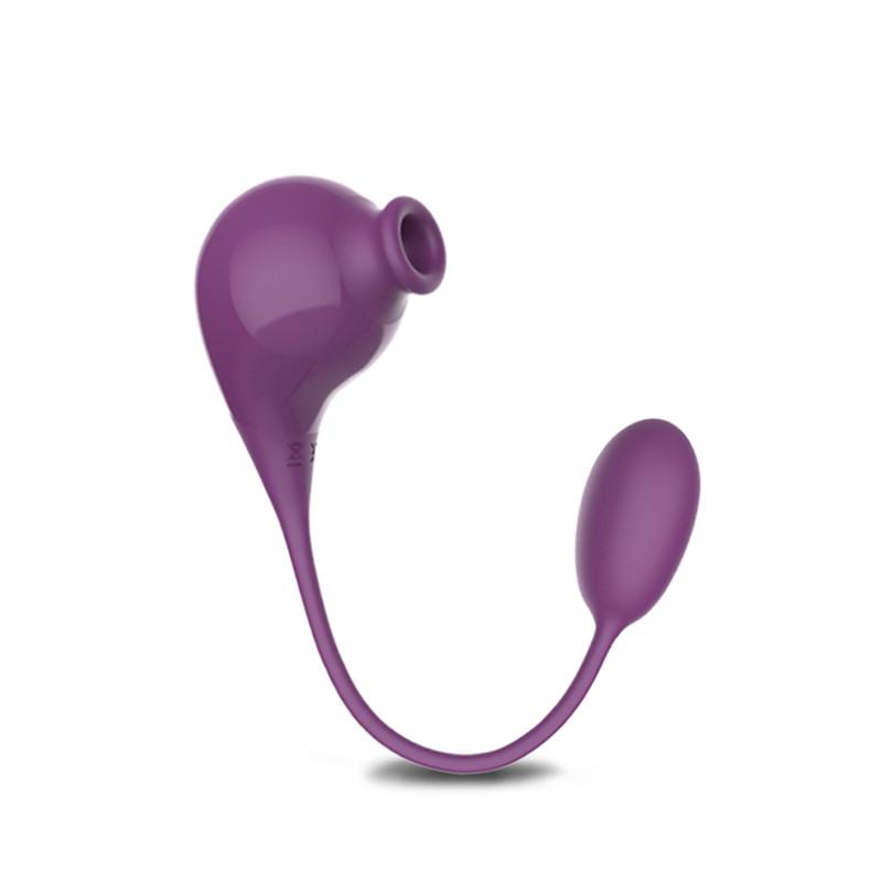 Rose Shape Double Headed Vagina Sucking Telescopic Vibrator Nipple Sucker Oral Licking Clitoris Stimulation Sex Toys For Women