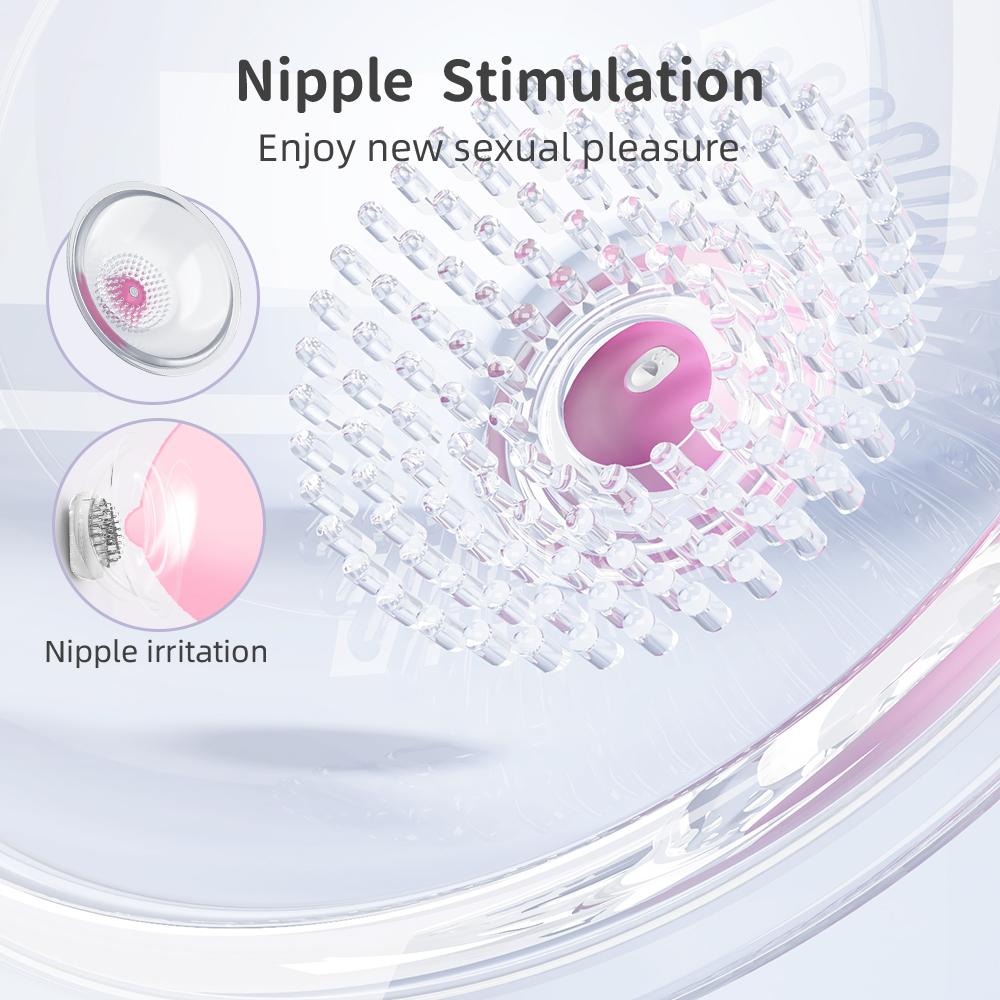 Sucking Nipple Vibrator Breast Vibrating Chest Massage Vibration masturbation tools f Sex Toy for Adult Supplies Sucker Vibrator