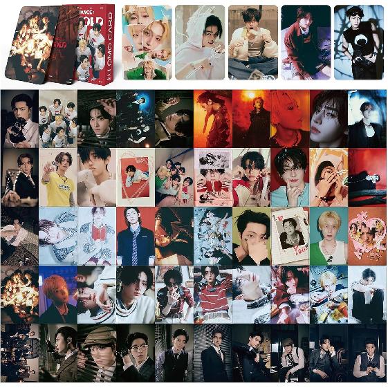 KPOPBP ENHYPEN ROMANCE UNTOLD Album Merch Gift Box Set KPOP Merchandise 55 PCS Photocards, 90 PCS Stickers, Keychain, Lanyards, Gift for ENGENE Boys